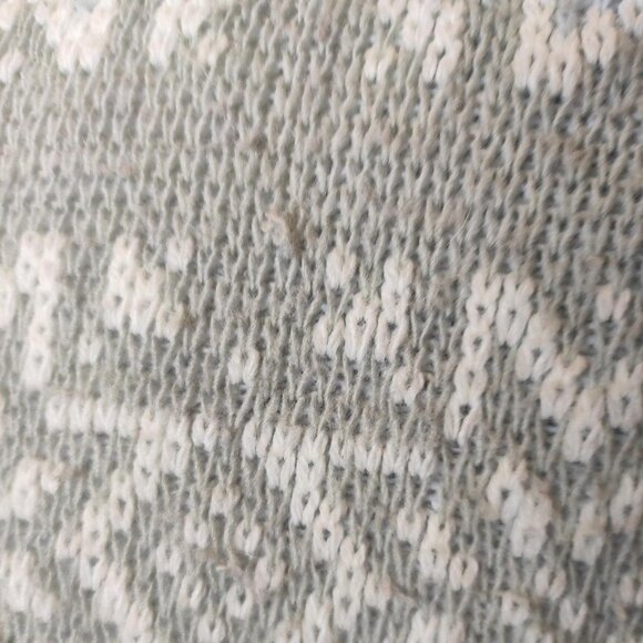 Basic Editions Heavy Ski Sweater Gray, Muted Green, Blue, White Small (Vintage) - Picture 3 of 3